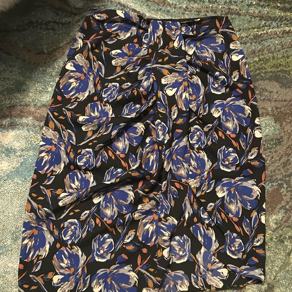 Lulu’s Floral Midi Skirt